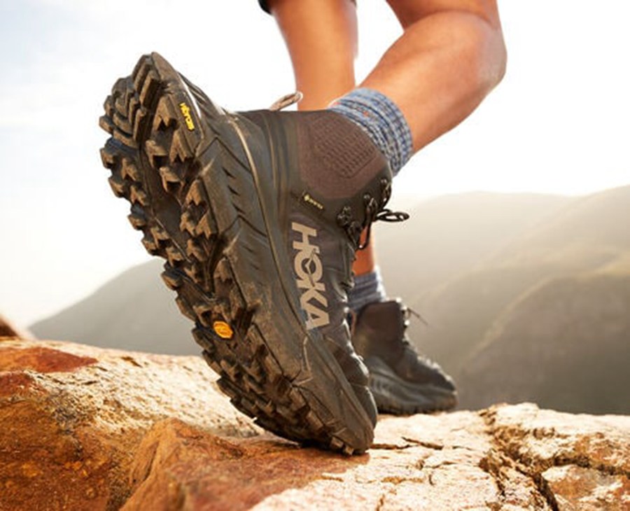 Hoka One One Mens Hiking Boots - TenNine Hike GORE-TEX - Black - EBWV41637